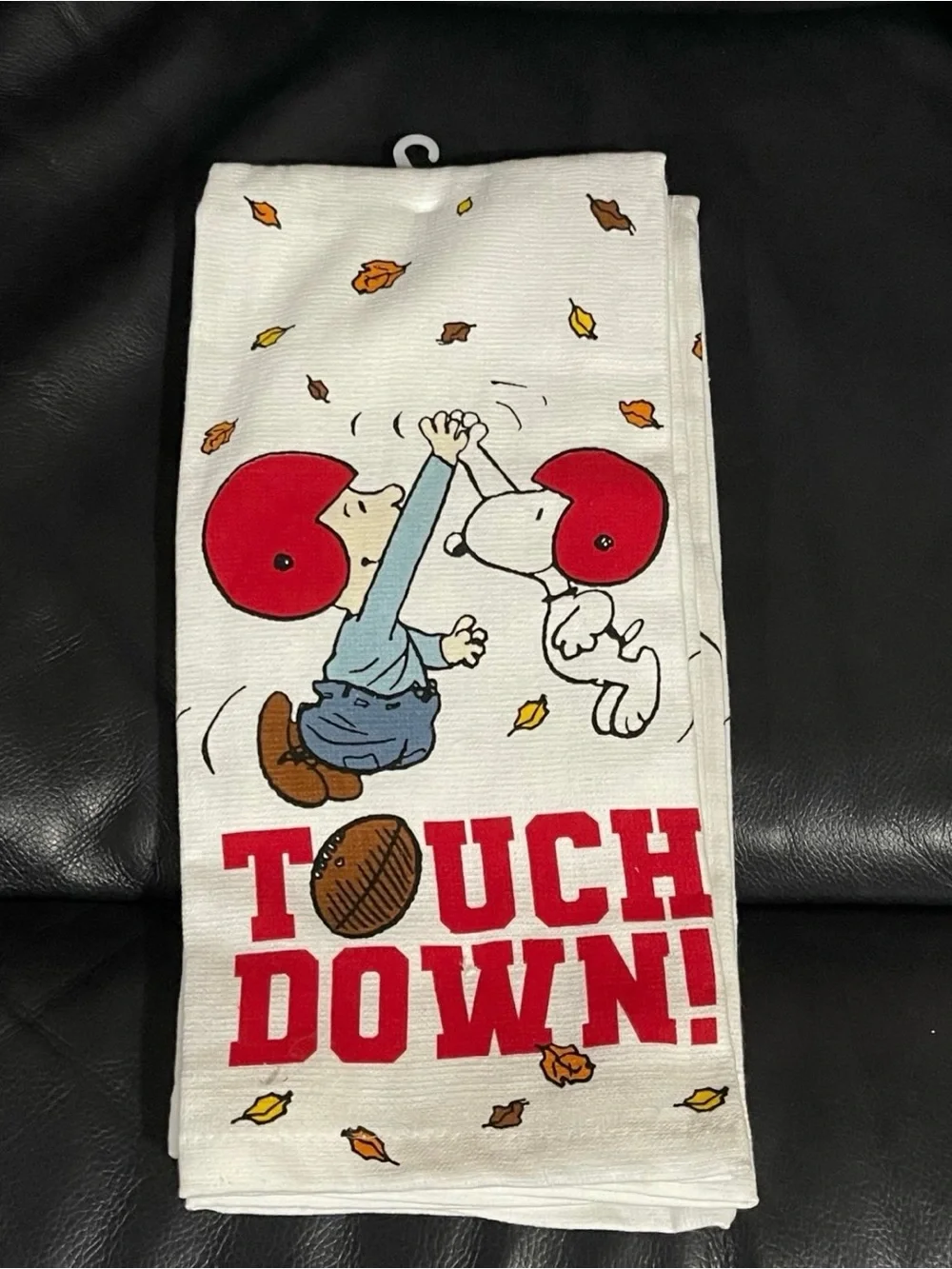 Peanuts Football Kitchen Towels, Set of 2 TOUCH DOWN